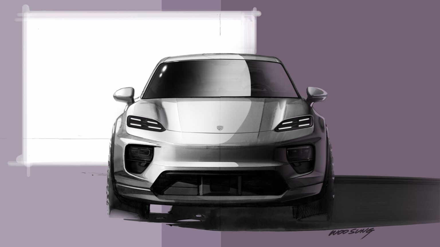 Porsche Memperkenalkan Lakaran Reka Bentuk untuk EV Macan
