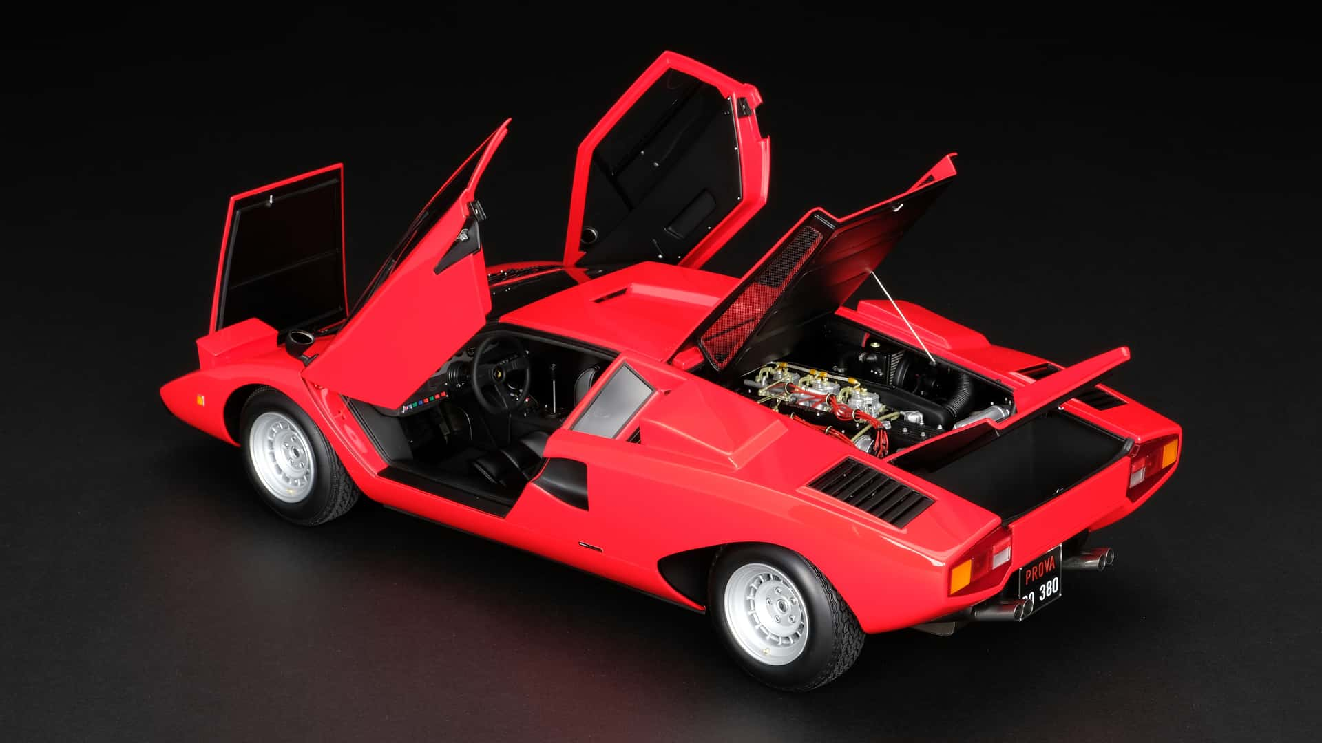 Model Skala Lamborghini Countach 1:8 Dihargakan Lebih Dari Proton S70 Anda!