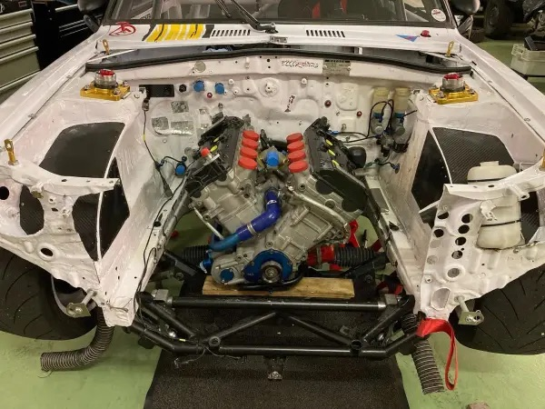 Toyota Starlet Dengan Enjin Suzuki Hayabusa V8 Yang Menghasilkan 345hp