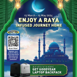 Pastikan Keselamatan Anda Hari Raya ini dengan Promosi Eksklusif Goodyear