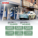 GWM Malaysia Memperkenalkan Harga Strategik dan Tawaran Eksklusif untuk Ora Good Cat