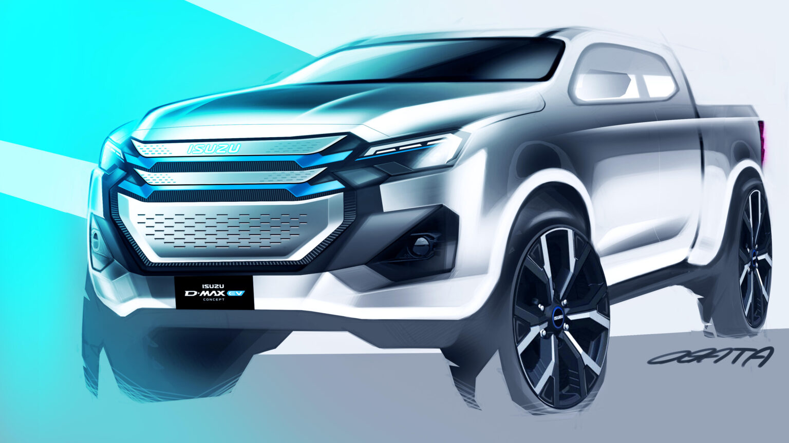 Isuzu Memperkenalkan Konsep Elektrik D-Max Ute untuk Australia