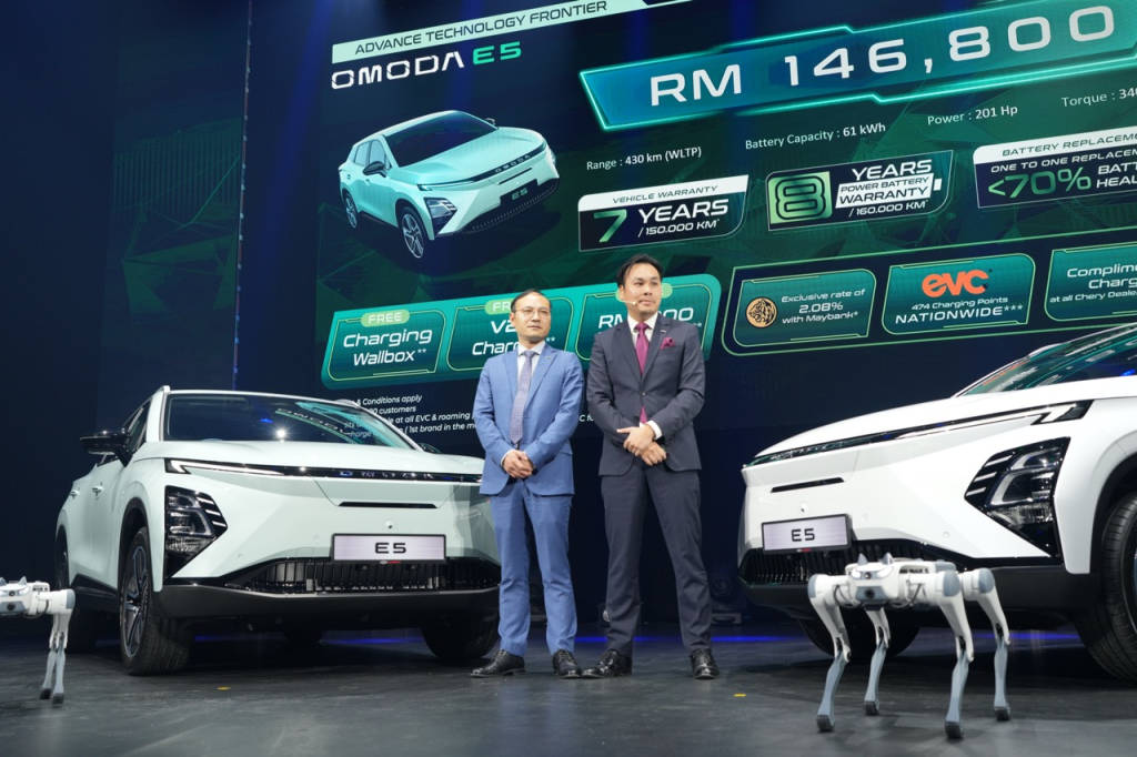 Chery Malaysia Melancarkan Omoda E5 EV – RM146,800