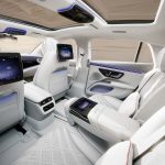 Mercedes-Benz EQS 2024 Mempunyai Bintang Mercedes Tegak di Bonet