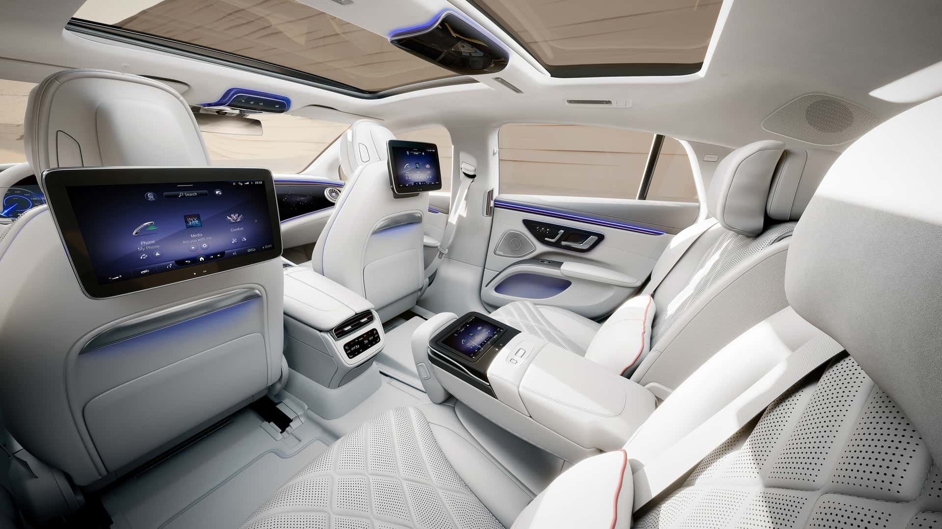 Mercedes-Benz EQS 2024 Mempunyai Bintang Mercedes Tegak di Bonet