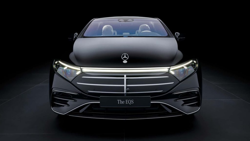 Mercedes-Benz EQS 2024 Mempunyai Bintang Mercedes Tegak di Bonet