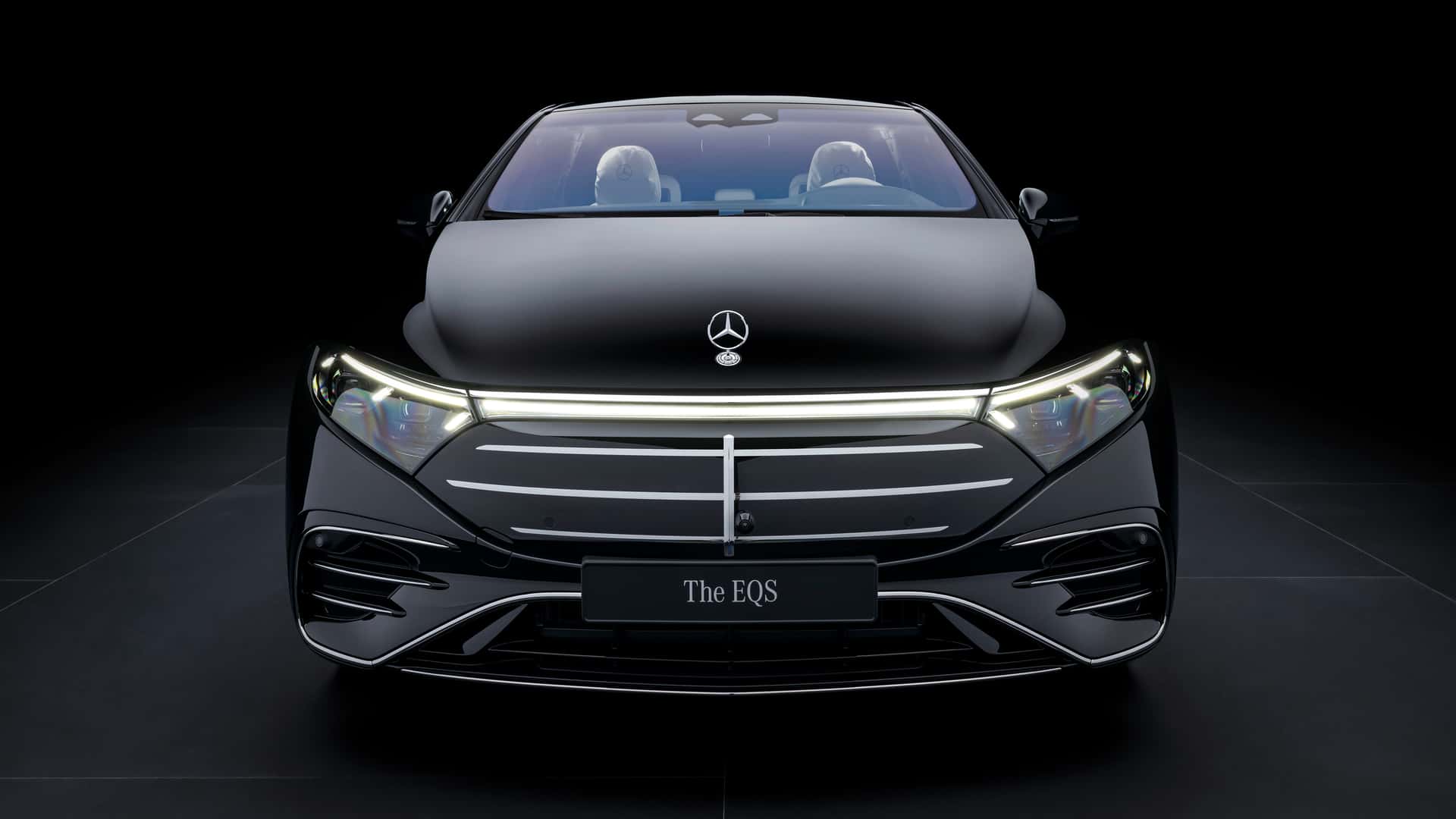 Mercedes-Benz EQS 2024 Mempunyai Bintang Mercedes Tegak di Bonet