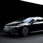 Mercedes-Benz EQS 2024 Mempunyai Bintang Mercedes Tegak di Bonet