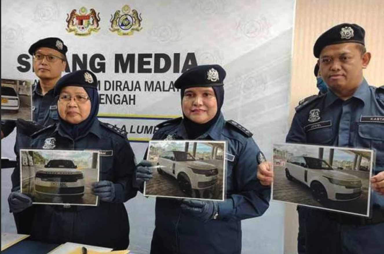 Range Rover Dirampas di KLIA Kerana Tiada Permit Import
