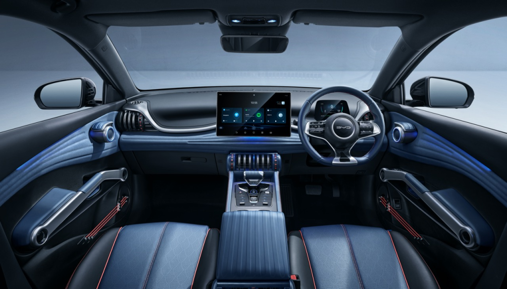 BYD Atto 3 2024 Dilancarkan Dengan Harga RM150K – Dalaman “Black-Dark Blue” Baharu