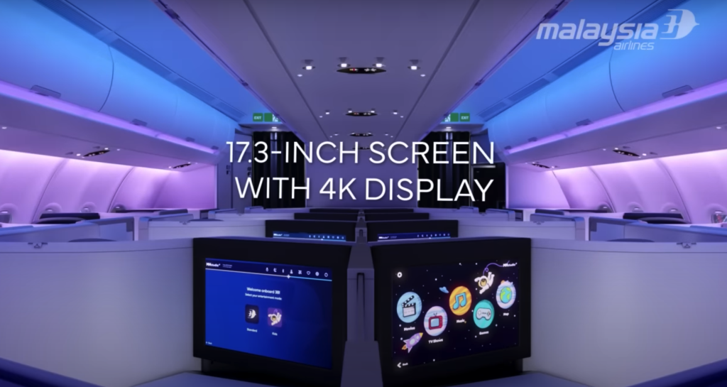 MAS Memperkenalkan Ciri-Ciri Kabin A330neo Baharu – Skrin 4K untuk Kelas Ekonomi dan Perniagaan