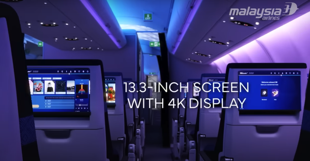 MAS Memperkenalkan Ciri-Ciri Kabin A330neo Baharu – Skrin 4K untuk Kelas Ekonomi dan Perniagaan
