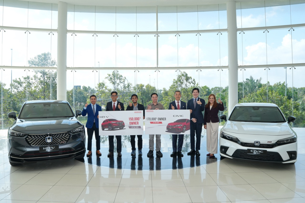 Honda Malaysia: Penghantaran Civic ke-170,000 dan HR-V ke-150,000