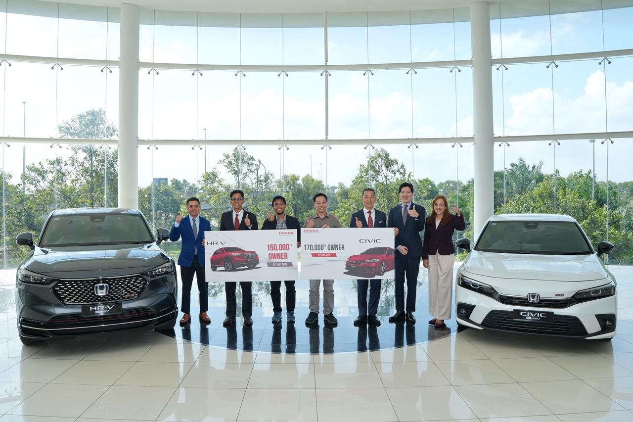 Honda Malaysia: Penghantaran Civic ke-170,000 dan HR-V ke-150,000