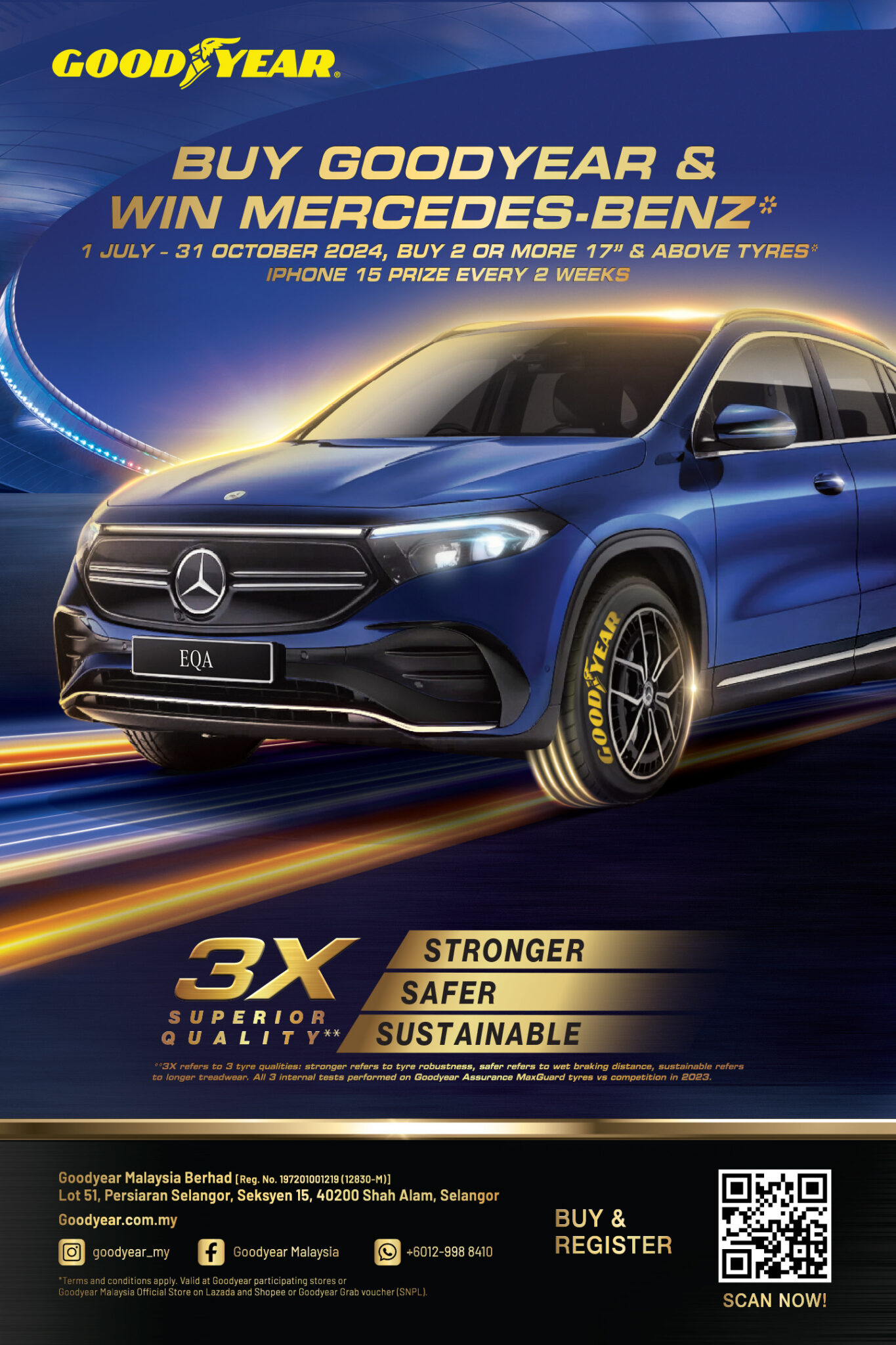 Pelancaran Kempen “Win A Car” oleh Goodyear Malaysia