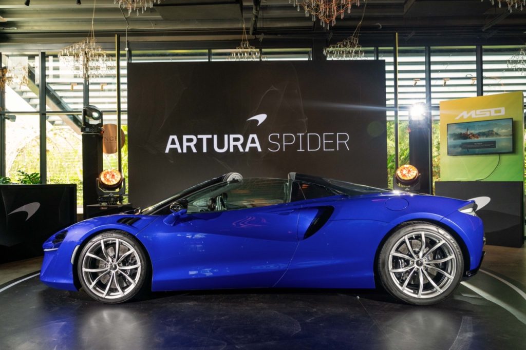 McLaren Artura Spider Launched In Malaysia – Hybrid V6, 700PS, RM3.4 Mil