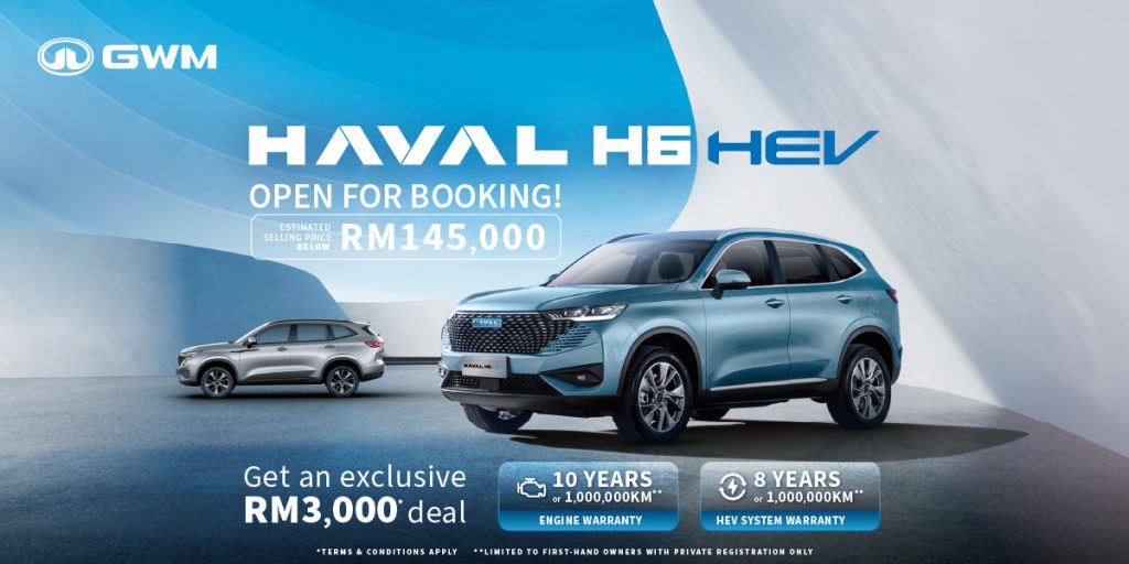 GWM Haval H6 HEV Now Open For Booking!