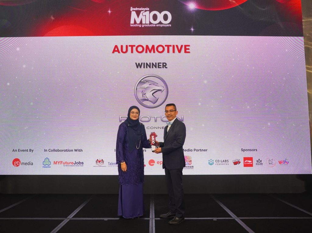 Proton Dinamakan Syarikat Automotif Terbaik Untuk Pertama Kali Di Anugerah M100