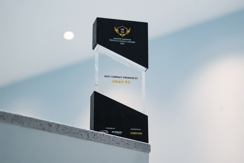 smart #3 Dianugerahkan Sebagai “Best Compact Premium EV” di Car Of The Year 2024