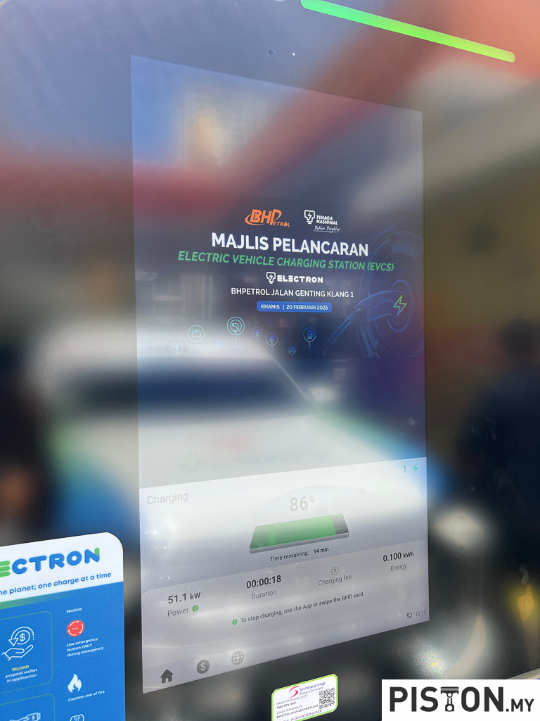 New High Speed Charging Station Now At BHPetrol Jalan Genting Klang 1
