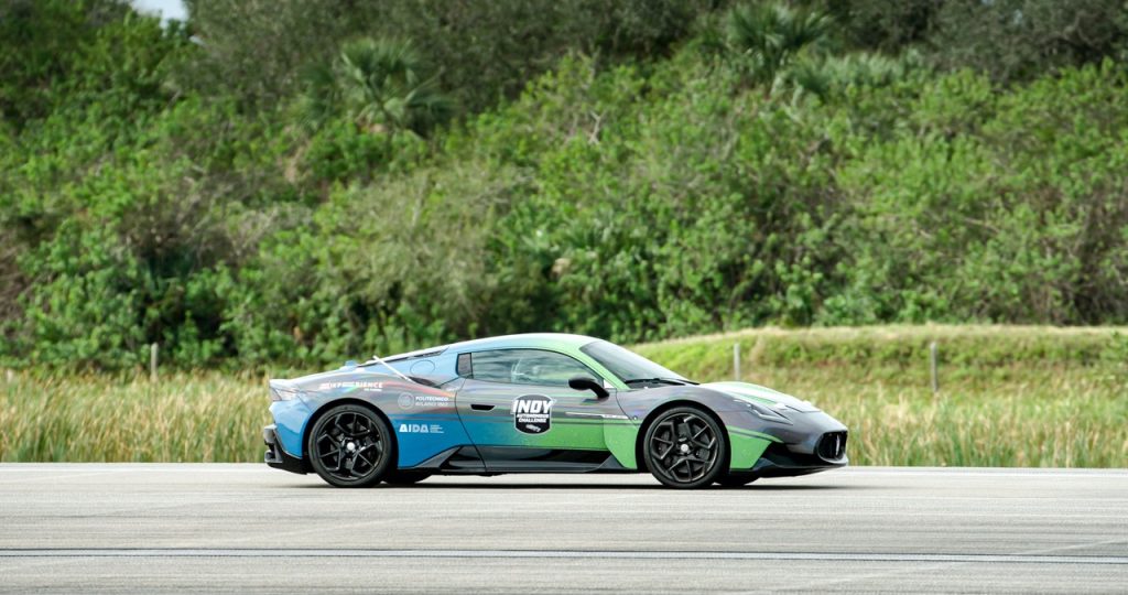 The Maserati MC20 Coupe Set a 318km/h New Autonomous World Speed Record