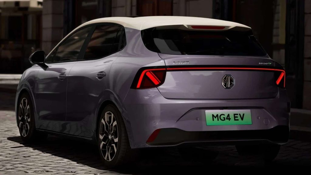 New MG4 Electric Hatchback Revealed in China with Larger Dimensions and Redesigned Look