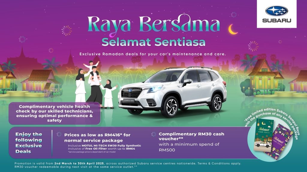 Subaru Malaysia Melancarkan Kempen “Raya Bersama Selamat Sentiasa”