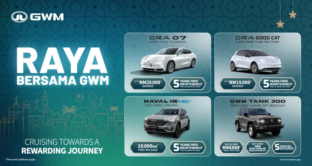 GWM Malaysia Raikan ‘Raya Bersama GWM’ – Hadiah Bernilai Sehingga RM150,000