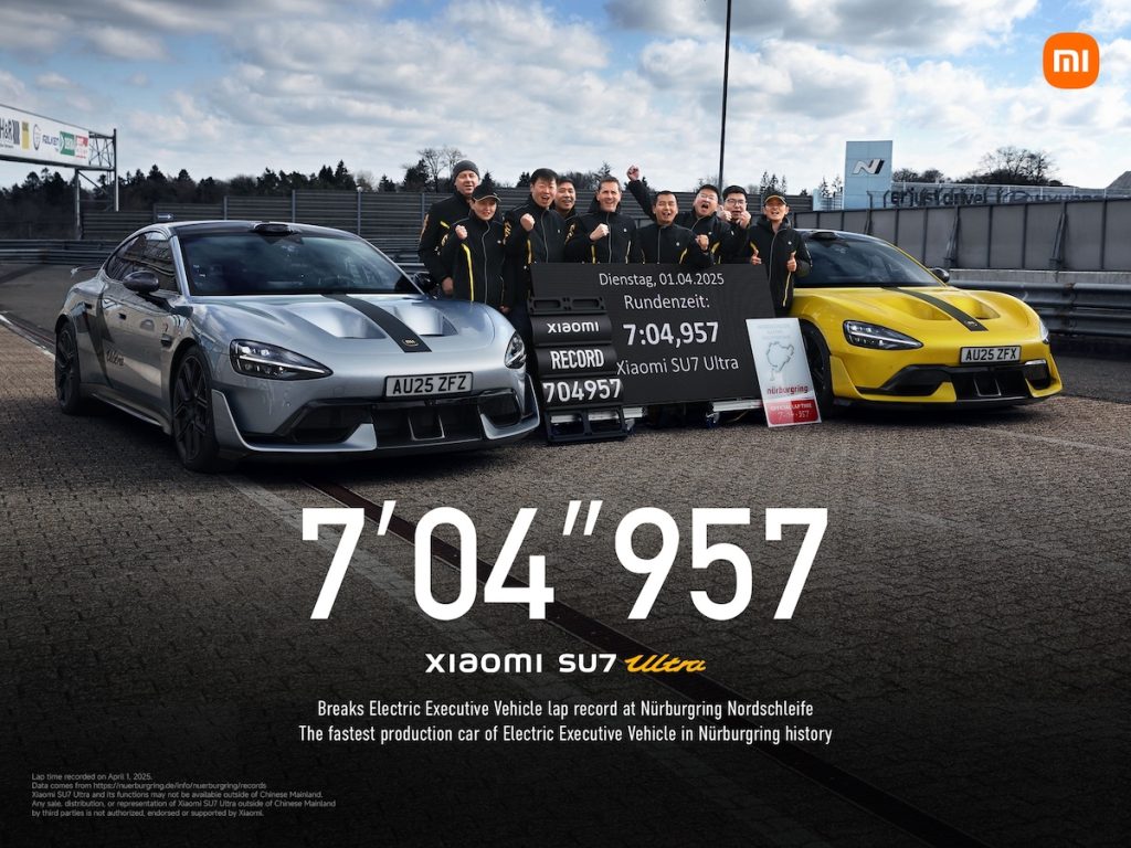 Xiaomi SU7 Ultra Catat Rekod di Nürburgring, Tegaskan Dominasi EV Berprestasi Tinggi