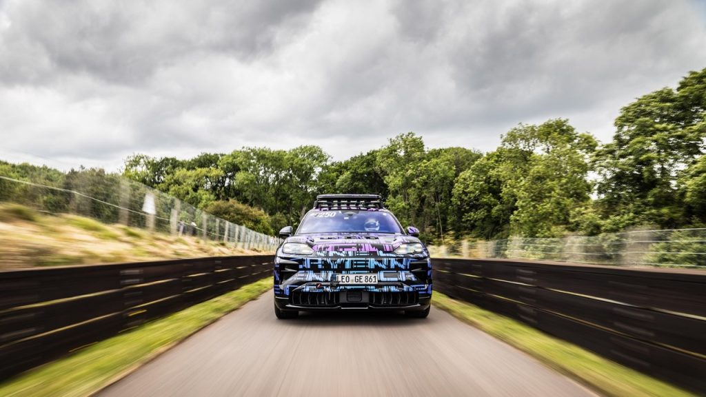 Porsche Showcases All-Electric Cayenne’s Power and Practicality Ahead of Launch