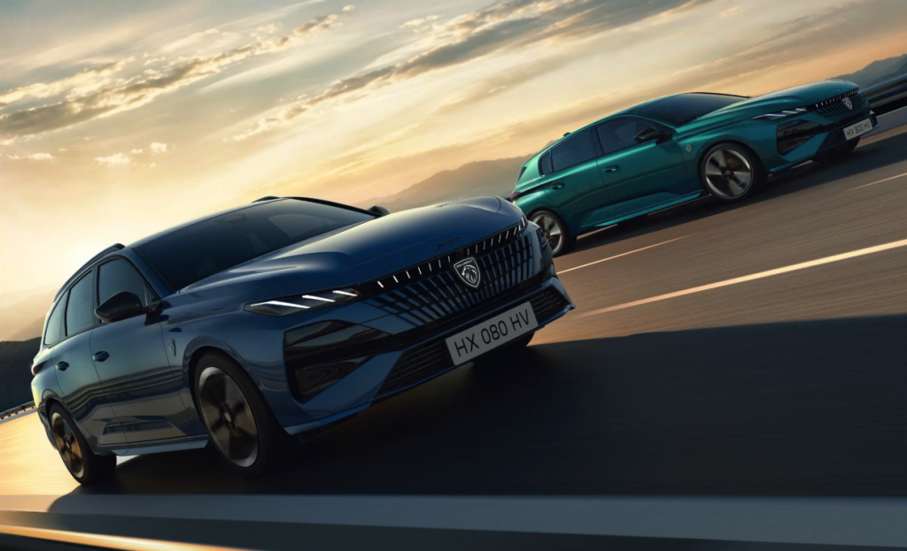 New Peugeot 308 and 308 SW Debut with Striking New Design, Advanced Powertrains and Up to 450 km Electric Range