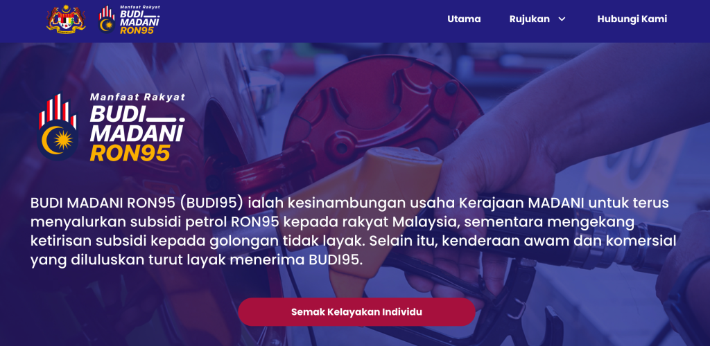 Cara Semak Pada Budi95 Jika Anda Layak Mendapat Petrol Bersubsidi