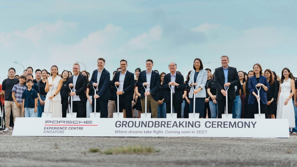 Porsche Breaks Ground on Experience Centre Singapore – Opening in 2027