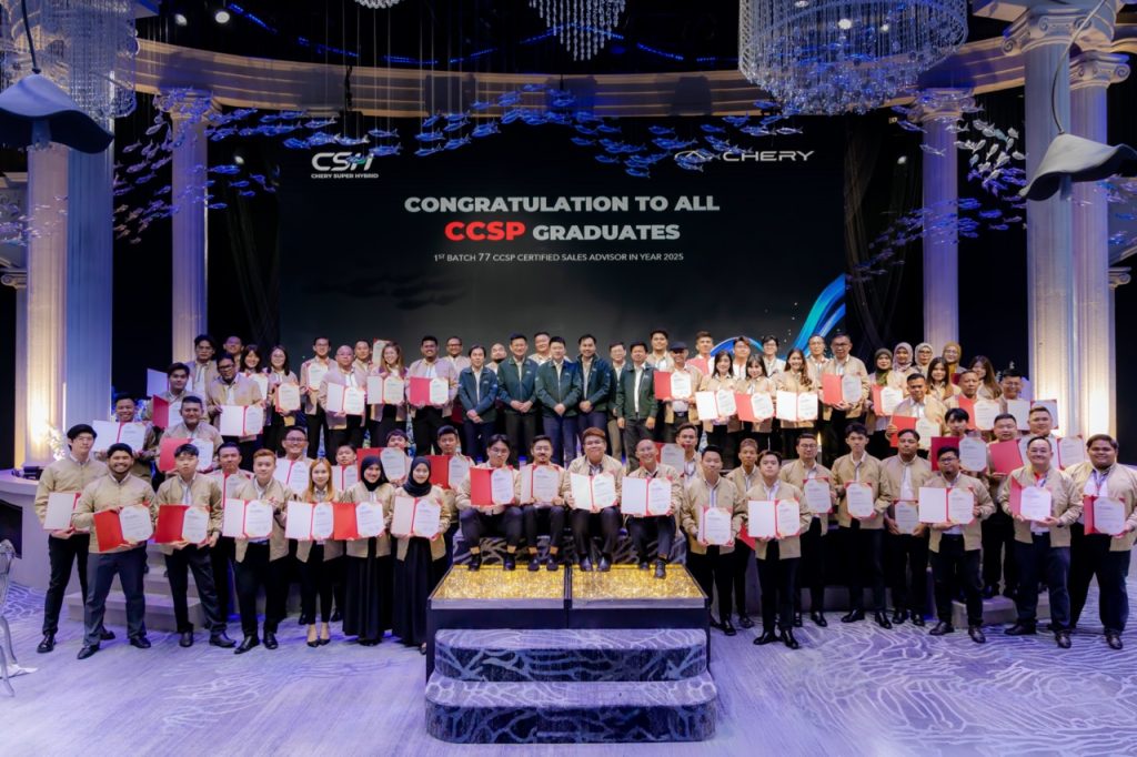 Chery Malaysia Celebrates Sales Advisors and Marks Milestone in Professional Training