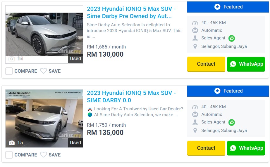 From RM 35k, Here Are The Best Used EVs (2026) You Can Buy In Malaysia Right Now