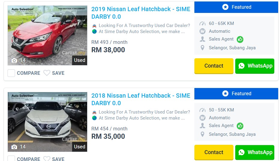From RM 35k, Here Are The Best Used EVs (2026) You Can Buy In Malaysia Right Now