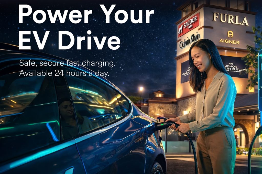 Johor Premium Outlets Extends EV Charging Hub To 24 Hours